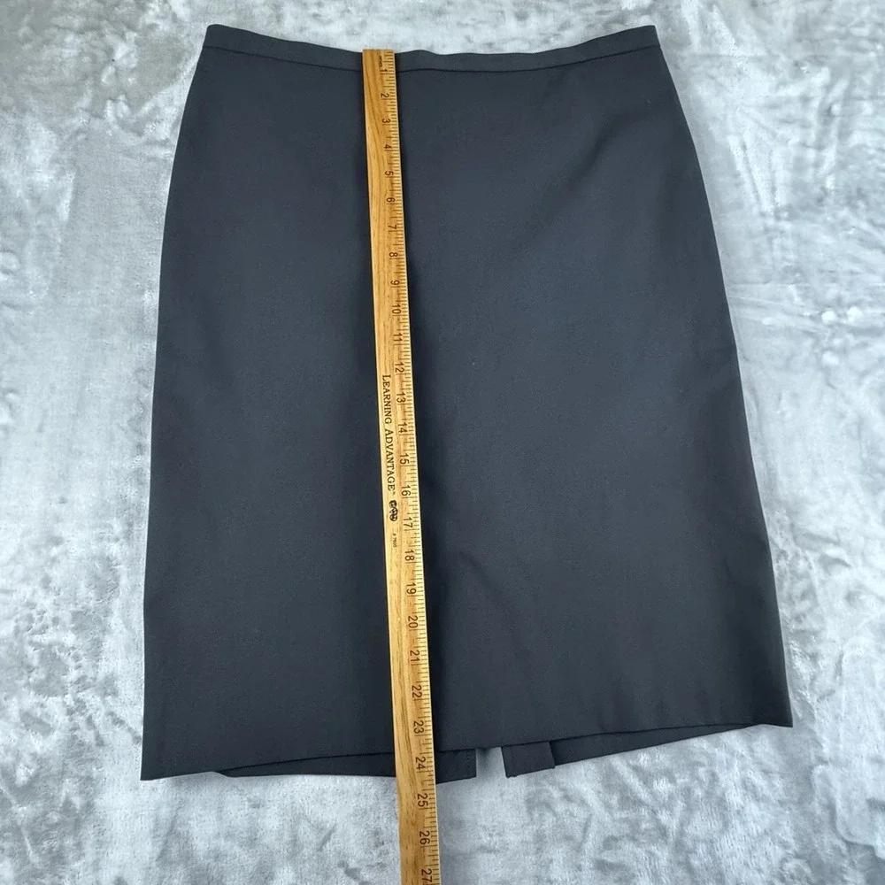 BCBG Maxazria Pencil Skirt‎ Women's 10 Black Bodycon Ruching Booty Sexy (1258)